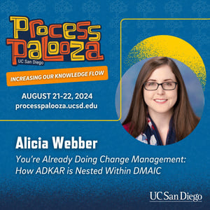 Picture of Alicia Webber, speaker at this year's UCSD Process Palooza